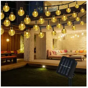 VUSZR Guirlande lumineuse solaire pour extérieur, 100 led, boules de c...Vendu parmanomano