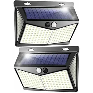 VUSZR Lampes solaires extérieures, projecteurs led extérieurs avec dét... pas cher