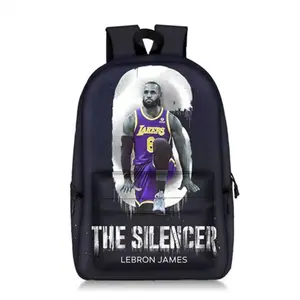 Sac à Dos NBA LeBron James pour Enfants Cadeaux pour Garçon (SD1174) 2... pas cher