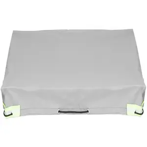 INSMA Bâche de remorque 214x122x13cm + ceinture en caoutchouc étanche Gris Fantablau pas cher