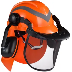 Casque de sécurité de protection individuelle intégral avec visière pa... pas cher