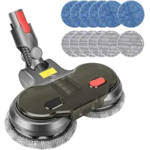 PETITES ECREVISSES Tête de Vadrouille Electrique pour Aspirateur Dyson V7 V8 V10 V11 V15, Tête de Balai avec Réservoir et 12 Vadrouille lavable pas cher