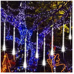 BROMOL Météore Pluie Guirlandes Lumineuses, led Météore Pluie Lumiere ... pas cher
