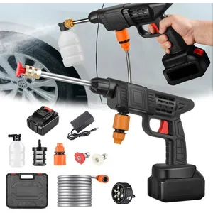 BEIJIYI Nettoyeur haute pression électrique, 48 V Max 90 Bar avec Buse Multi-pulvérisation 6 en 1, Tuyau de 5M pas cher