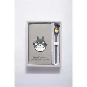 Carnet de notes cahier ligné 96 pages avec stylo (17.8*10cm) - Totoro pas cher