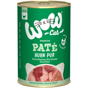 Comparateur de prix : WOW Cat Adult 6 x 400 g pour chat - pur poulet