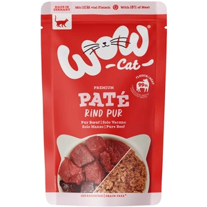 WOW.Pet WOW Cat Adult 12 x 125 g pour chat - pur boeuf pas cher