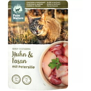Pure Nature 12 x 85 g pour chat - poulet, faisan pas cher