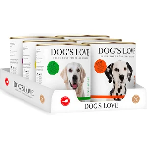 Comparateur de prix : Dog´s Love Multipack Nourriture Humide Pour Chien 6x400g