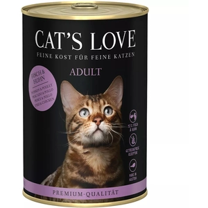 Cat's Love 6 x 400 g pour chat - poisson, poulet pas cher