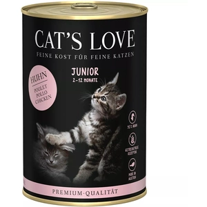 Cat's Love 6 x 400 g pour chat - Junior poulet pas cher