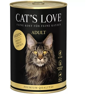 Cat's Love 6 x 400 g pour chat - pur poulet pas cher