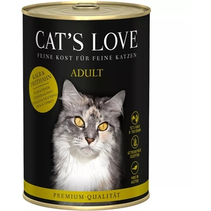 Cat's Love 6 x 400 g pour chat - veau, dinde pas cher
