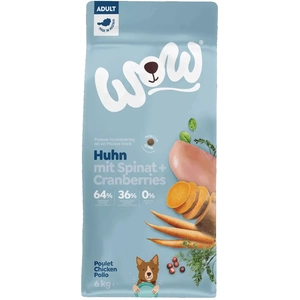 WOW.Pet WOW Adult Graanvrij Kip met Spinazie & Cranberries 6 kg - Hond pas cher