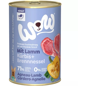6x 400g WOW agneau adulte nourriture pour chien humide