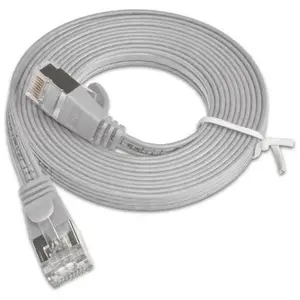 Comparateur de prix : Slim Wirewin PKW-STP-SLIM-KAT6 2.0 RJ45 Netwerkkabel, patchkabel CAT 6 U/FTP 2.00 m Grijs Plat 1 stuk(s)