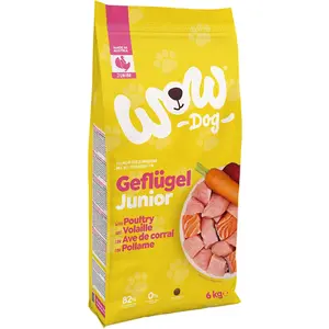 6 kg WOW junior volaille nourriture pour chien sèche pas cher