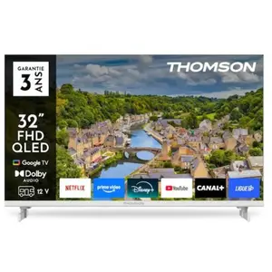 Thomson 32FQG3S15CW - 32" Full HD QLED Google TV - Wit pas cher