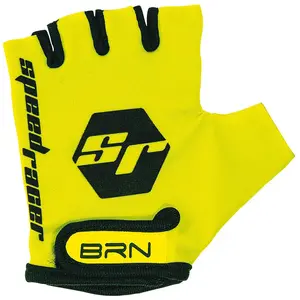 Brn Speed Racer Korte Handschoenen Geel XS Jongens,Meisjes pas cher