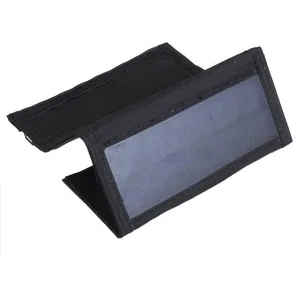 NEUFU 50W Panneau Solaire Pliable Chargeur USB 10-en-1 Pour Exterieur Camping Randonnée Noir