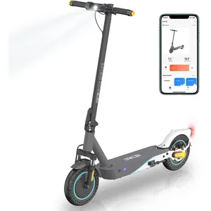 RCB Trottinette électrique pliable 10" avec APP, Moteur 500W, Mode 3 V...