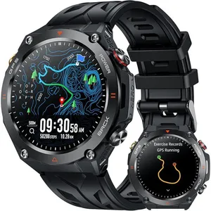 Gps Montre Connectée Homme Smartwatch: 145 Avec Boussole Baromètre Alt... pas cher