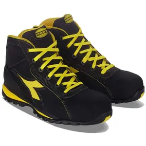Diadora Chaussures de sécurité hautes GLOVE II HIGH S3 SRA HRO noir/jaune P36 ... pas cher