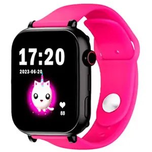 SaveFamily Save Family Gpsswpnegrsilfucsia (40 mm, 4G), Montre connectée pas cher