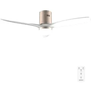 Comparateur de prix : Plafondventilator met licht Cecotec EnergySilence Aero 5600 18 W Wit Gouden 1000 Lm