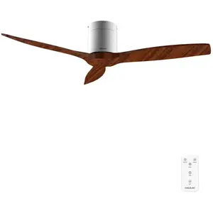 Comparateur de prix : Cecotec Plafondventilator EnergySilence 5400 Classic 40W Ø132cm Zwart Hout 6 Snelheden