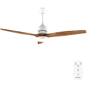 Comparateur de prix : Plafondventilator met licht Cecotec EnergySilence Aero 5230 18 W 40 W Wit Zwart Hout (3000-6500 K)