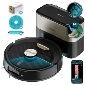 Aspirateur Robot et Laveur de Sols avec IA Cecotec Conga M100 Spin AI pas cher