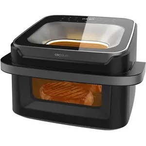 Friteuse sans huile - Air Fryer 10L Cecotec Cecofry Advance 10000 Full Vision. 2200W paroi de séparation 12 menus