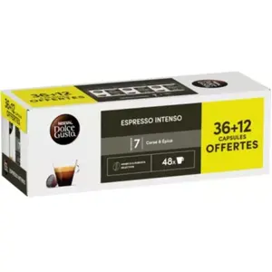 Dosette NESTLE DOLCE GUSTO ESPRESSO INTENSO x36+12Vendu parboulanger