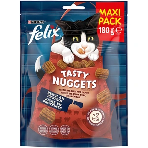 Felix Tasty Nuggets boeuf, agneau pour chat - 180 g pas cher