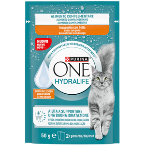 12x50g PURINA ONE Hydralife liquide pour chats au goût de poulet Nourriture humide pour chat pas cher