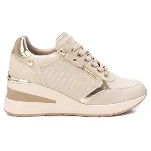 XTI - Chaussures avec fermeture à lacets pour femme, couleur : noir, taille 37, beige, 40 EUVendu pardressinn