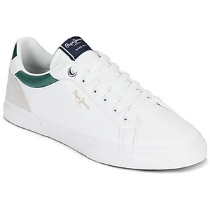 Pepe Jeans Baskets Kenton Court M pour homme, Vert lierre vert, 7 UK