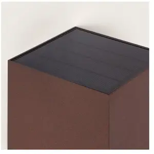 TECHBREY Applique murale extérieure solaire LED en aluminium Denny  Rouille pas cher