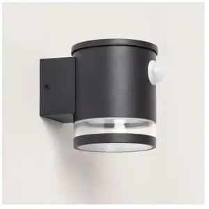 TECHBREY Applique Murale Extérieure Solaire LED Aluminium avec Détecteur de Mouvement Draco pas cher