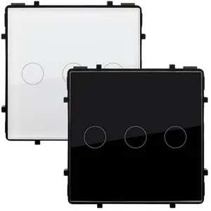 TECHBREY Interrupteur Tactile Triple Modern Noir pas cher