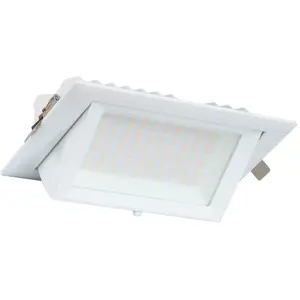 Comparateur de prix : EFECTOLED Spot Downlight Led 38w Rectangulaire Orientable 130 Lm/W Lif...