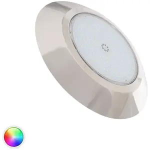 Spot Led Piscine En Saillie Inox Rgbw Submersible 12v Dc Ip68 24w Rgbw