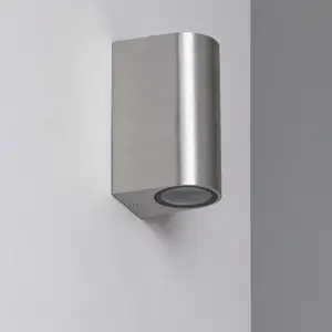 EFECTOLED Applique Murale Aluminium Big Gala Éclairage Double Face Argent pas cher