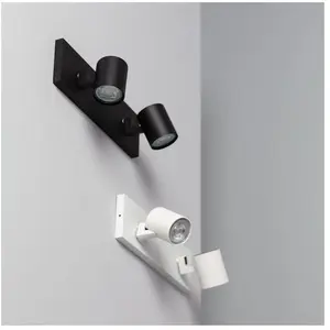 TECHBREY Spot à Douille Double en Saillie Orientable Aluminium Gylu à Ampoule G... pas cher