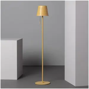 Comparateur de prix : TECHBREY Lampadaire LED Extérieur Solaire 3W Banate 935xØ140 mm Jaune Sable