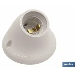 COFAN Support d'applique E27 blanc pas cher