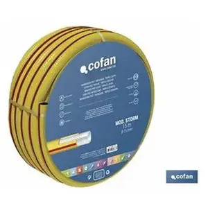 COFAN Tuyau pvc Modèle Tempête 3 Couches Tressé Ø25x25 m pas cher
