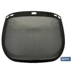 COFAN Cran avec protection faciale en maille EN1731 31x20cm en acier inoxydable et plastique noir pas cher
