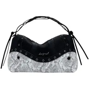 Desigual Bag_Snake, Handbag Women's, Noir pas cher